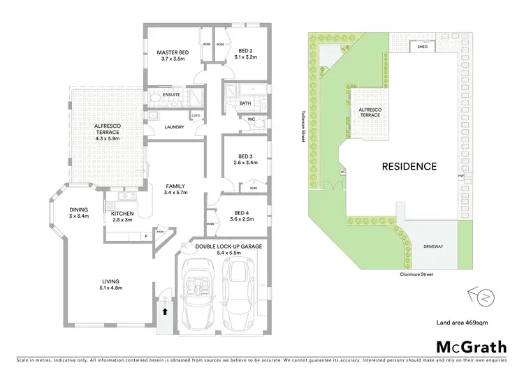 Floorplan of Homely house listing, 54 Clonmore Street, Kellyville Ridge NSW 2155