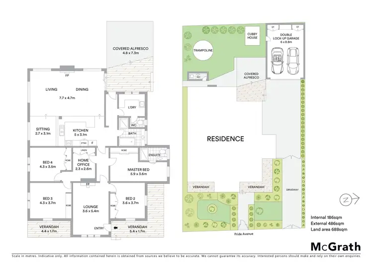Floorplan of Homely house listing, 18 Pride Avenue, Hamlyn Heights VIC 3215