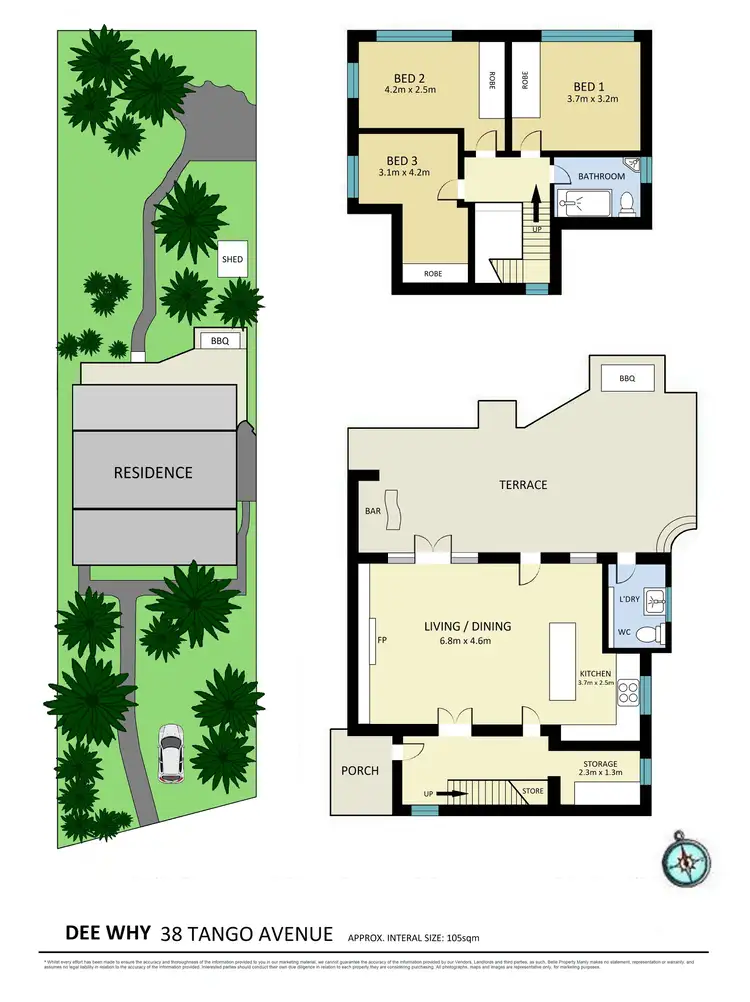 Floorplan of Homely house listing, 38 Tango Avenue, Dee Why NSW 2099