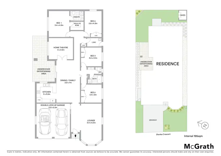 Floorplan of Homely house listing, 36 Shanke Crescent, Kings Langley NSW 2147