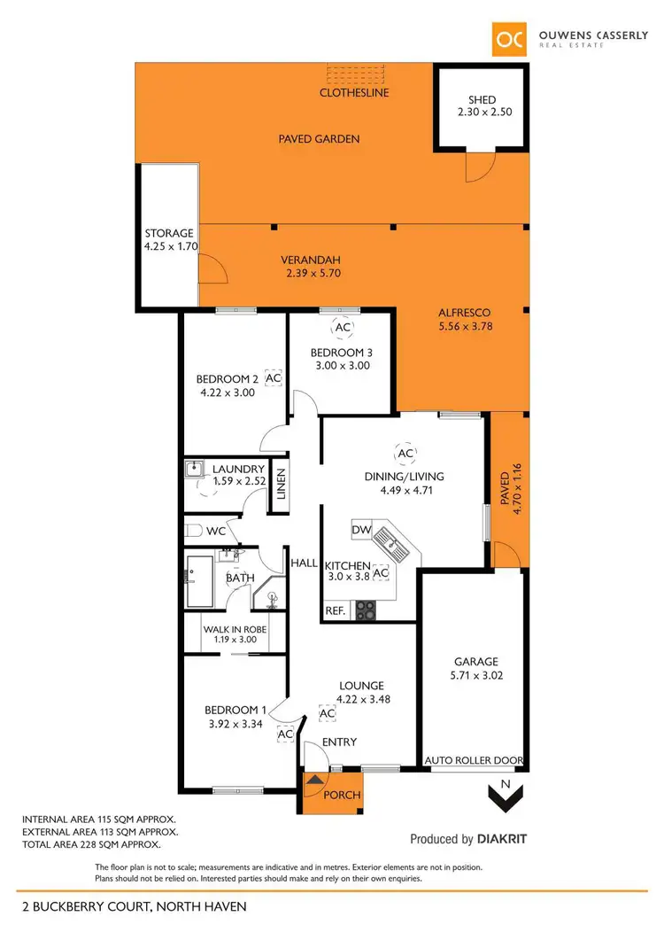 Floorplan of Homely house listing, 2 Buckberry Court, North Haven SA 5018