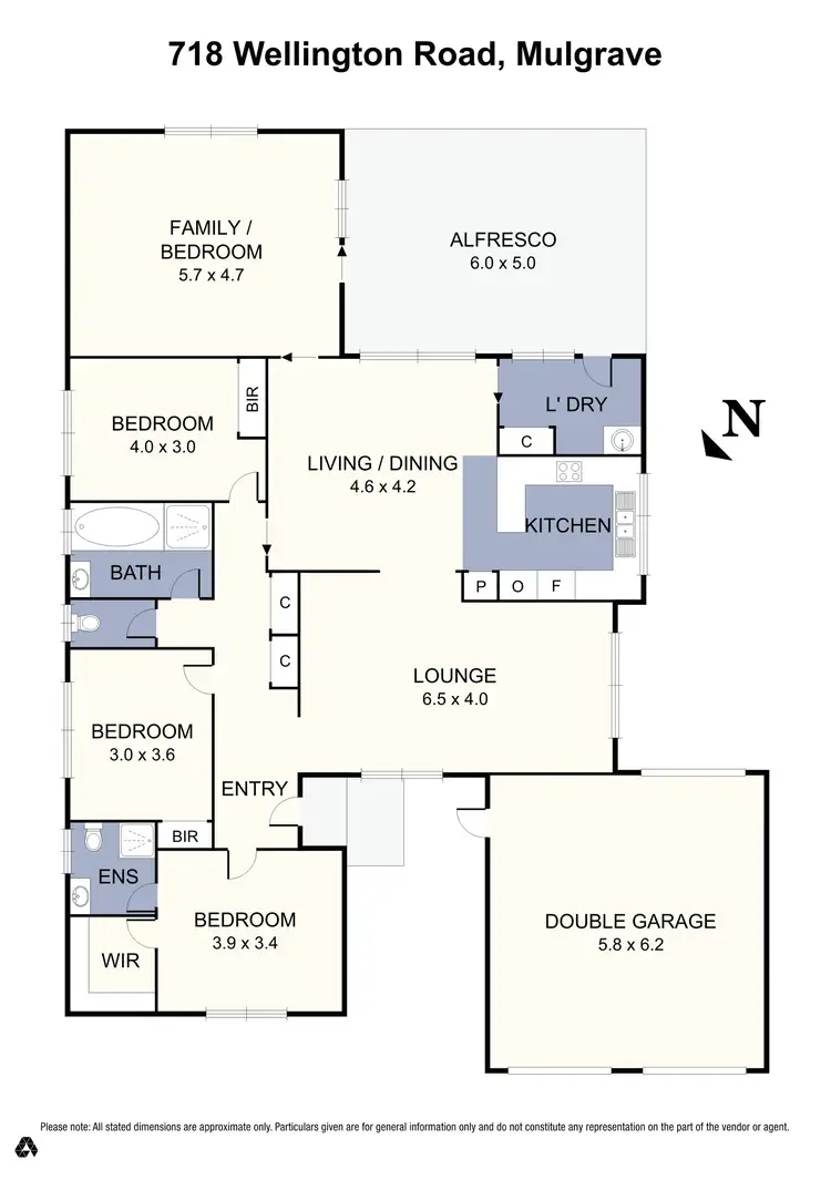 Floorplan of Homely house listing, 718 Wellington Road, Mulgrave VIC 3170