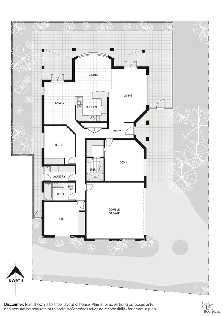 Floorplan of Homely townhouse listing, 1/3 Rodway Street, Yarralumla ACT 2600