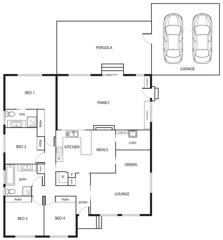 Floorplan of Homely house listing, 83 Wheeler Crescent, Wanniassa ACT 2903