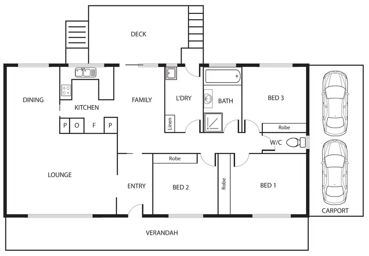 Floorplan of Homely house listing, 77 Mcwhae Circuit, Wanniassa ACT 2903