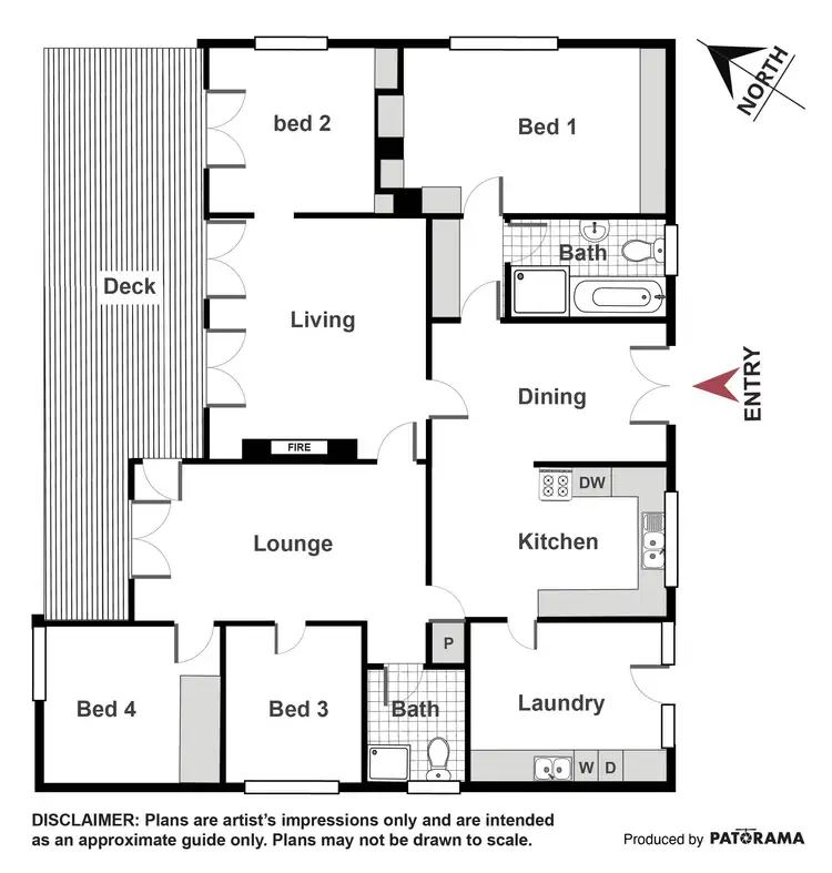 Floorplan of Homely rural property listing, 188 Butts Road, Murrumbateman NSW 2582