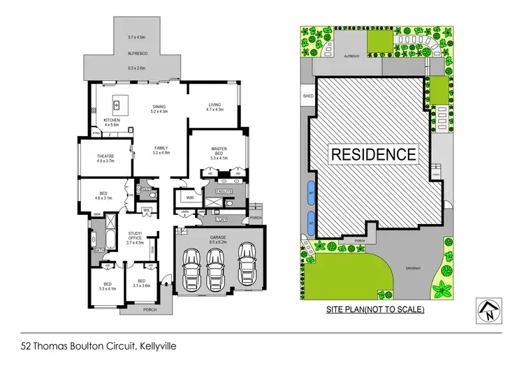 Floorplan of Homely house listing, 52 Thomas Boulton Circuit, Kellyville NSW 2155