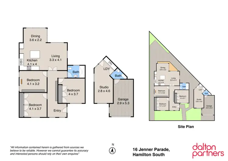 Floorplan of Homely house listing, 16 Jenner Parade, Hamilton South NSW 2303