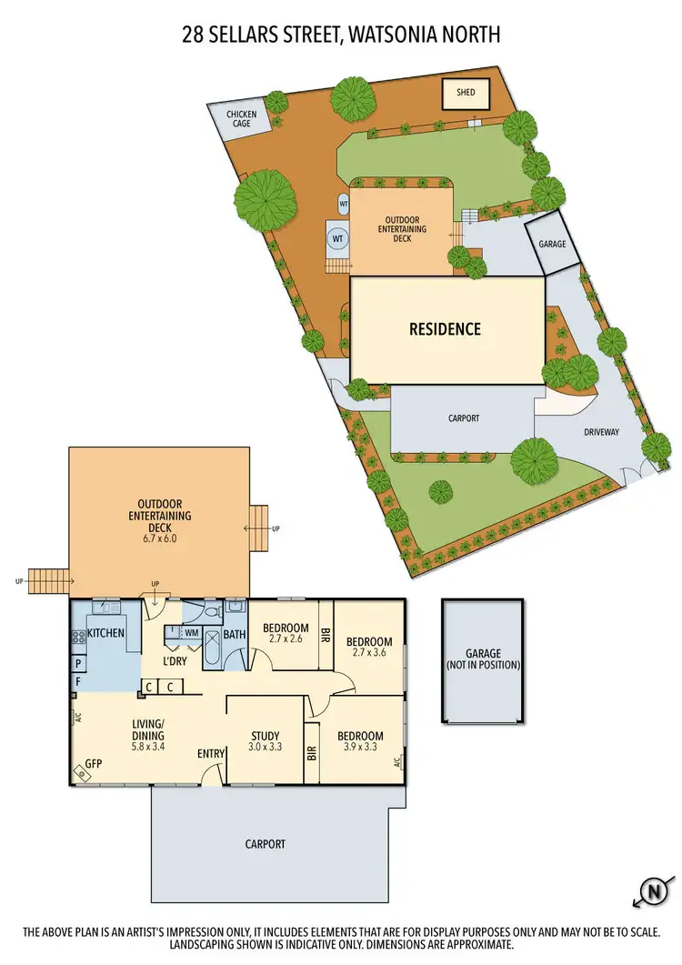 Floorplan of Homely house listing, 28 Sellars Street, Watsonia North VIC 3087