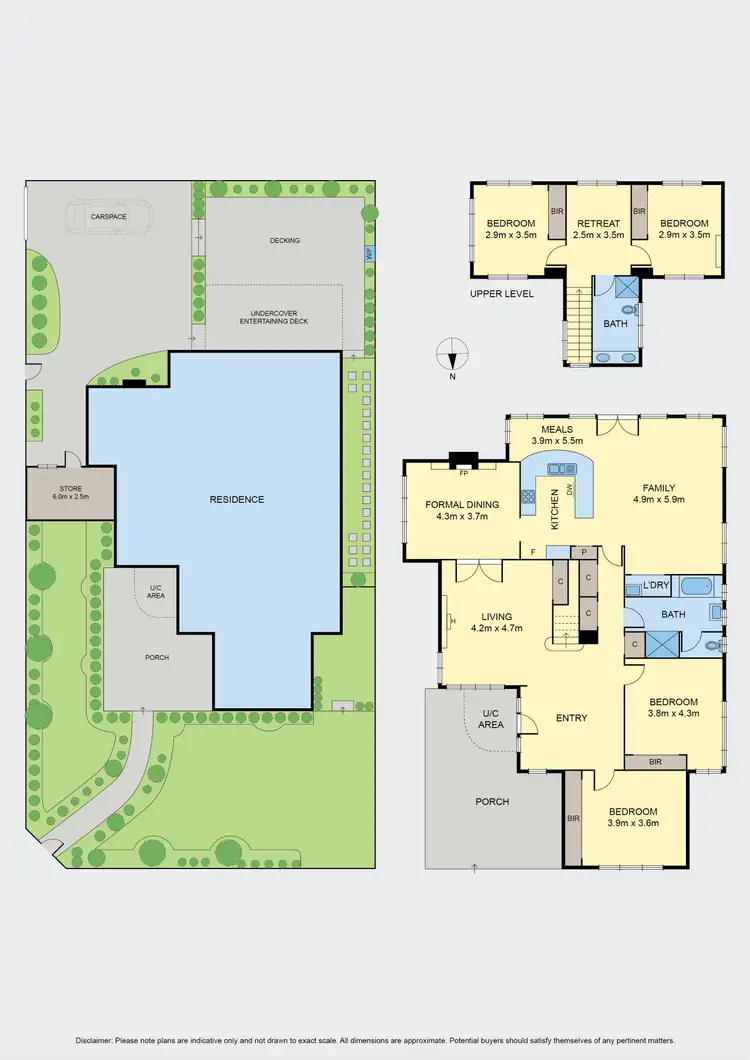 Floorplan of Homely house listing, 22 Wickham Grove, Strathmore VIC 3041