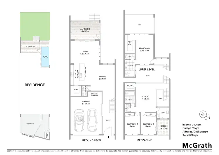 Floorplan of Homely house listing, 6 Serenity Circuit, Maroochydore QLD 4558