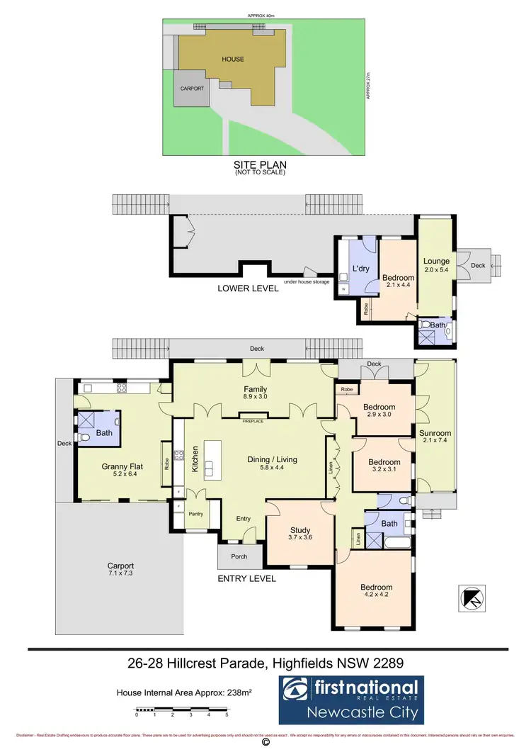 Floorplan of Homely house listing, 26-28 Hillcrest Parade, Highfields NSW 2289