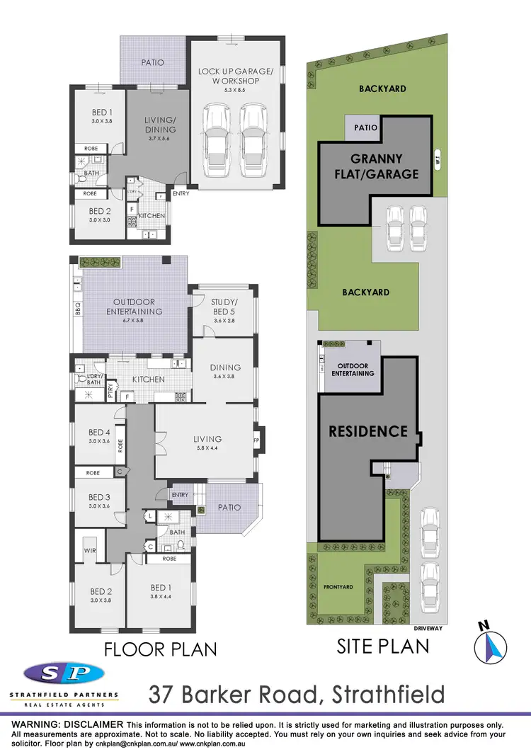 Floorplan of Homely house listing, 37 Barker Road, Strathfield NSW 2135