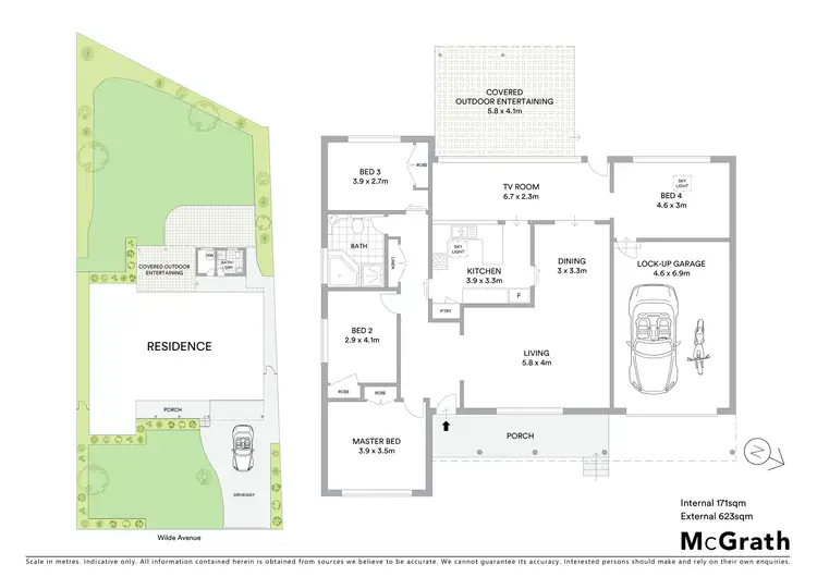 Floorplan of Homely house listing, 11 Wilde Avenue, Killarney Heights NSW 2087