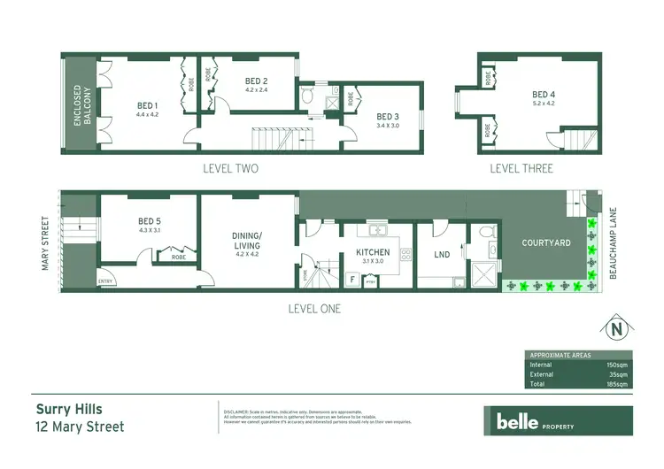 Floorplan of Homely terrace listing, 12 Mary Street, Surry Hills NSW 2010