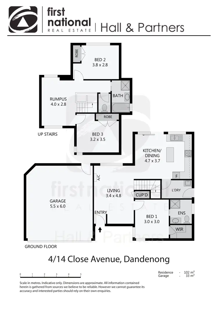 Floorplan of Homely townhouse listing, 4/14 Close Avenue, Dandenong VIC 3175