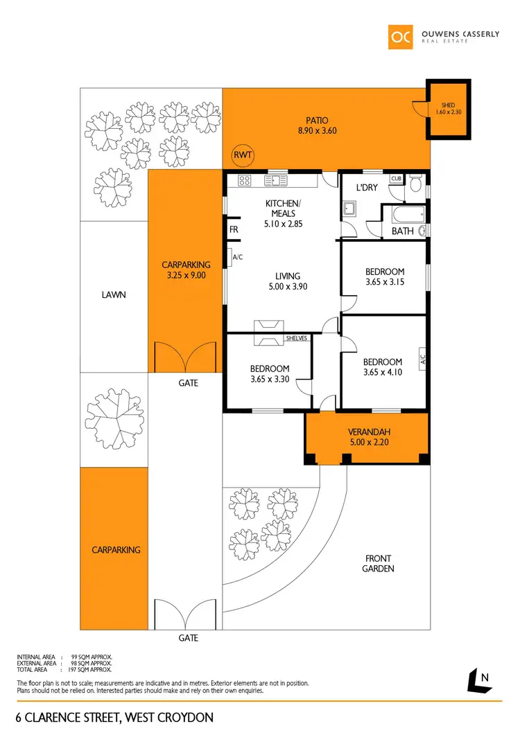 Floorplan of Homely house listing, 6 Clarence Street, West Croydon SA 5008