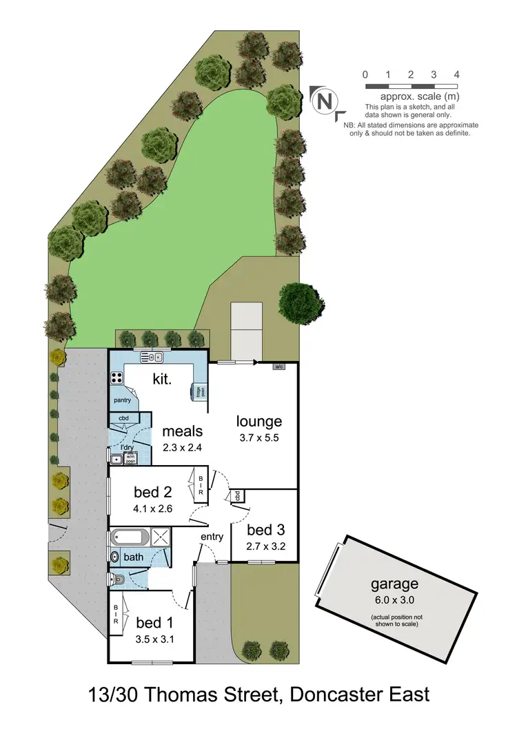 Floorplan of Homely unit listing, 13/30 Thomas Street, Doncaster East VIC 3109