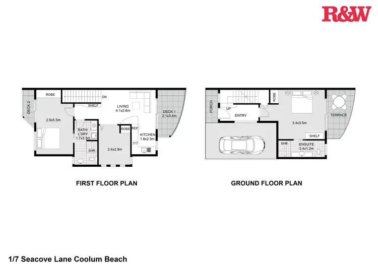 Floorplan of Homely unit listing, 1/7 Seacove Lane, Coolum Beach QLD 4573