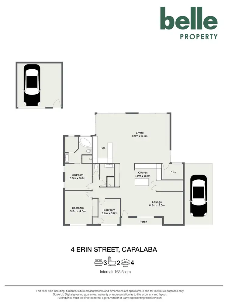 Floorplan of Homely house listing, 4 Erin Street, Capalaba QLD 4157
