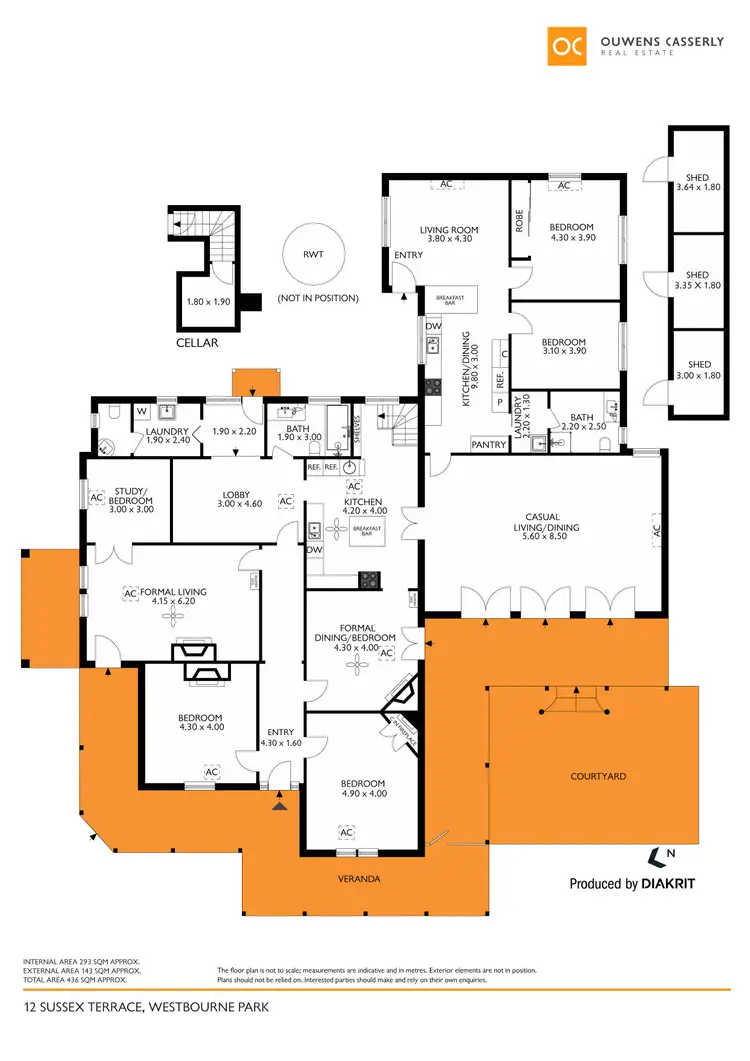 Floorplan of Homely house listing, 12 Sussex Terrace, Westbourne Park SA 5041