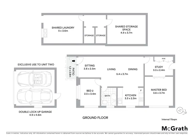 Floorplan of Homely apartment listing, 2/3 Boundary Street, Roseville NSW 2069