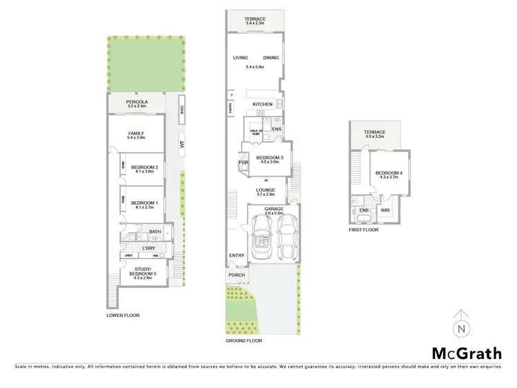 Floorplan of Homely townhouse listing, 5A Ians Grove, Templestowe Lower VIC 3107
