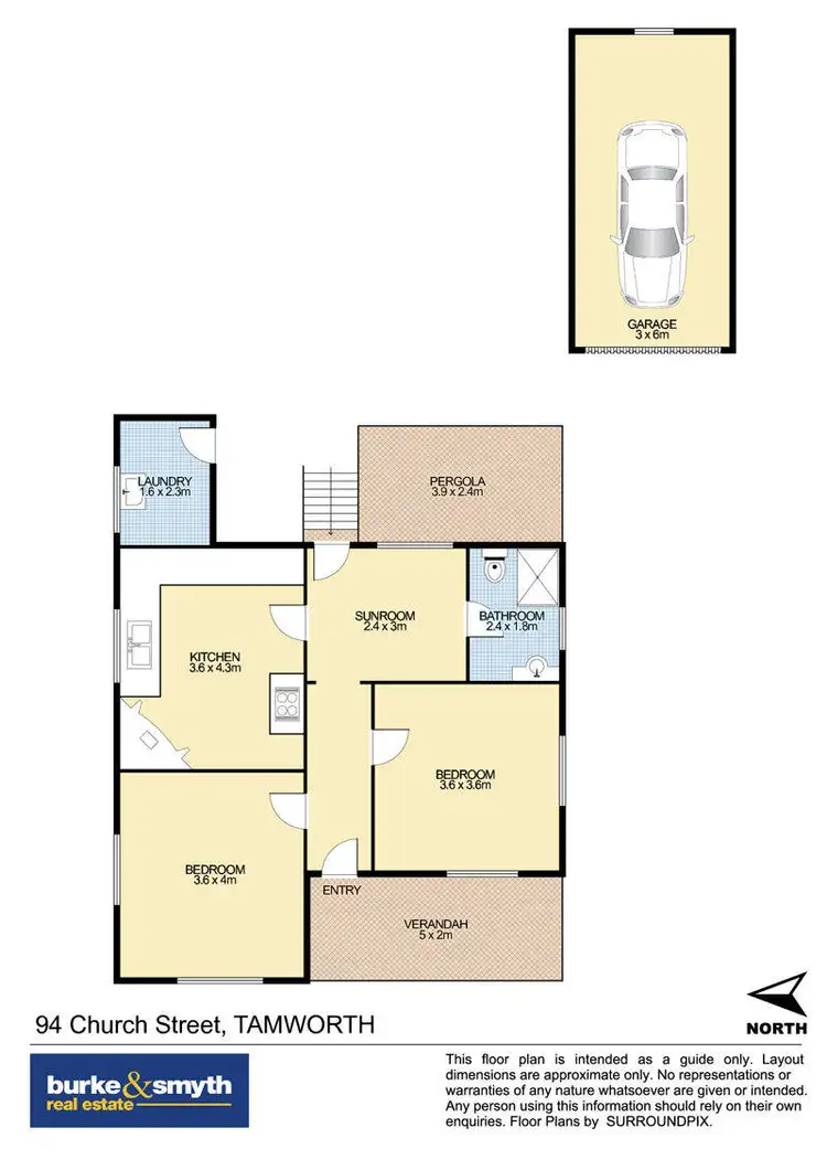 Floorplan of Homely house listing, 94 Church Street, Tamworth NSW 2340