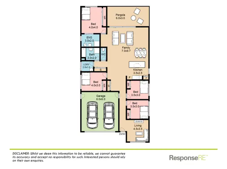 Floorplan of Homely house listing, 3 Oriri Avenue, Glenmore Park NSW 2745
