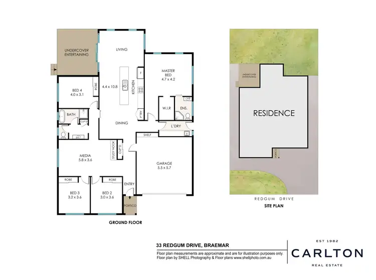 Floorplan of Homely house listing, 33 Red Gum Drive, Braemar NSW 2575