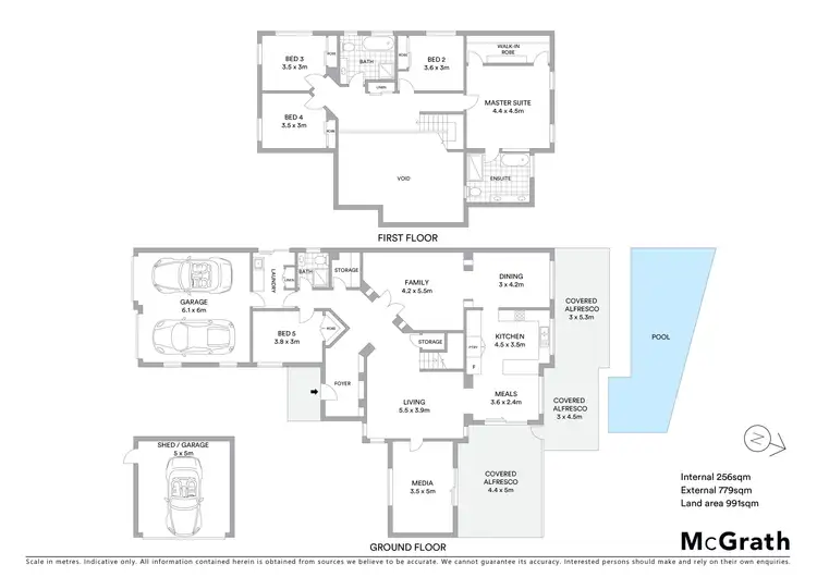 Floorplan of Homely house listing, 1 Kuthar Street, Pelican Waters QLD 4551