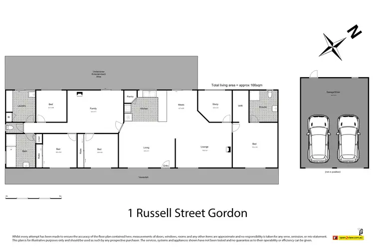 Floorplan of Homely house listing, 1 Russell Street, Gordon VIC 3345