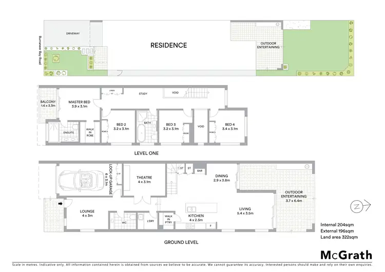 Floorplan of Homely semi-detached listing, 297c Burraneer Bay Road, Caringbah South NSW 2229