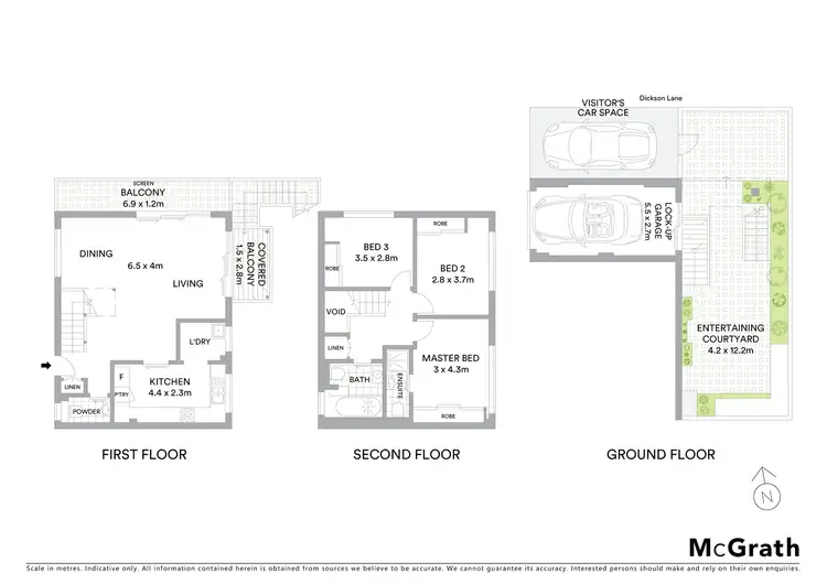Floorplan of Homely townhouse listing, 6/4 Belgrave Street, Bronte NSW 2024