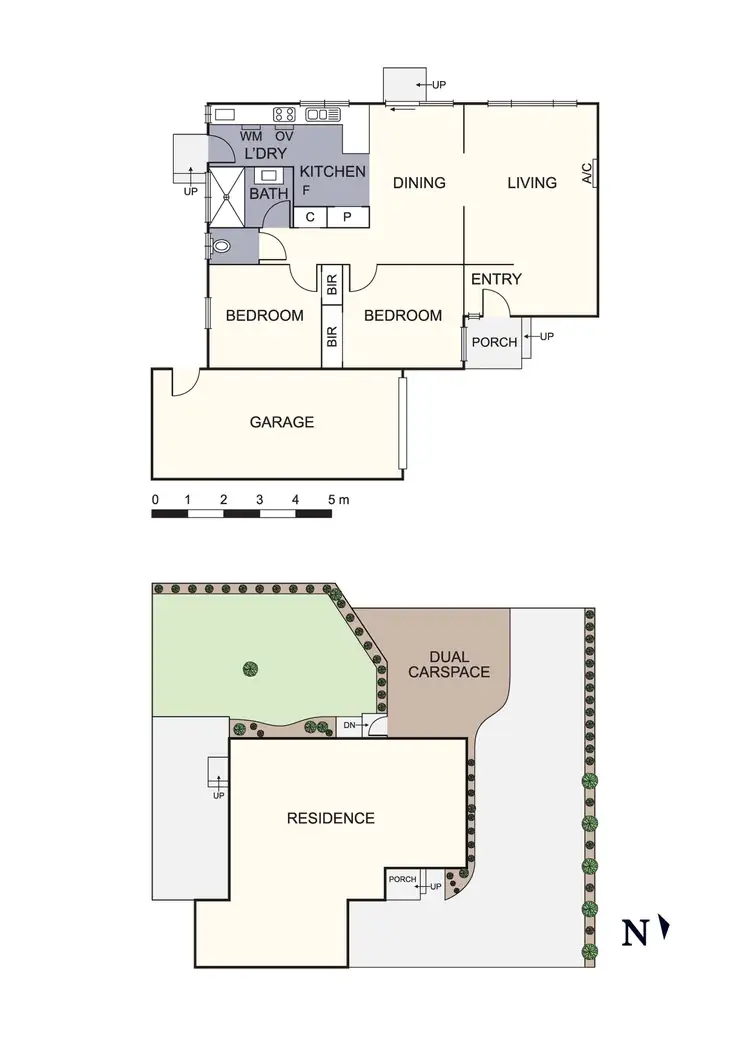 Floorplan of Homely unit listing, 1/3 Tulip Crescent, Boronia VIC 3155