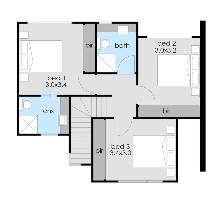 Floorplan of Homely townhouse listing, 3/55 Purnell Street, Altona VIC 3018