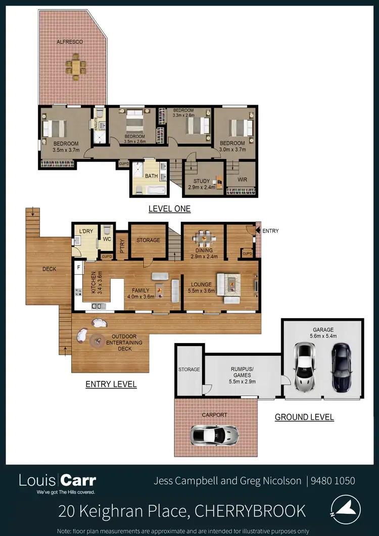 Floorplan of Homely house listing, 20 Keighran Place, Cherrybrook NSW 2126