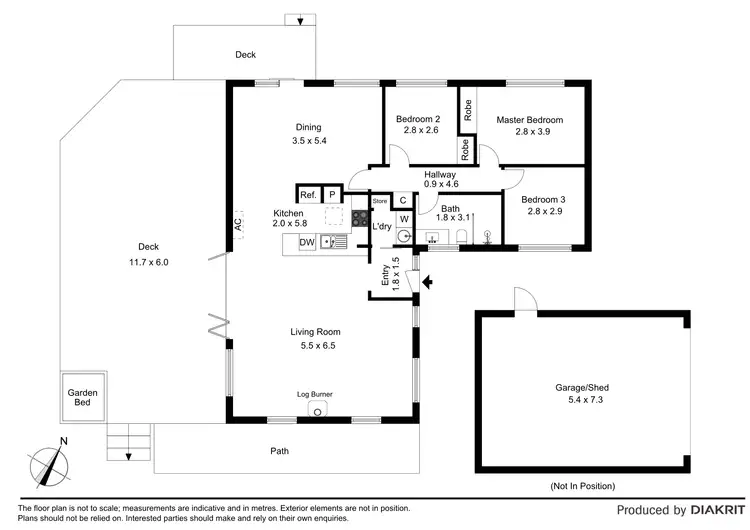 Floorplan of Homely house listing, 23 Wills Road, Somers VIC 3927