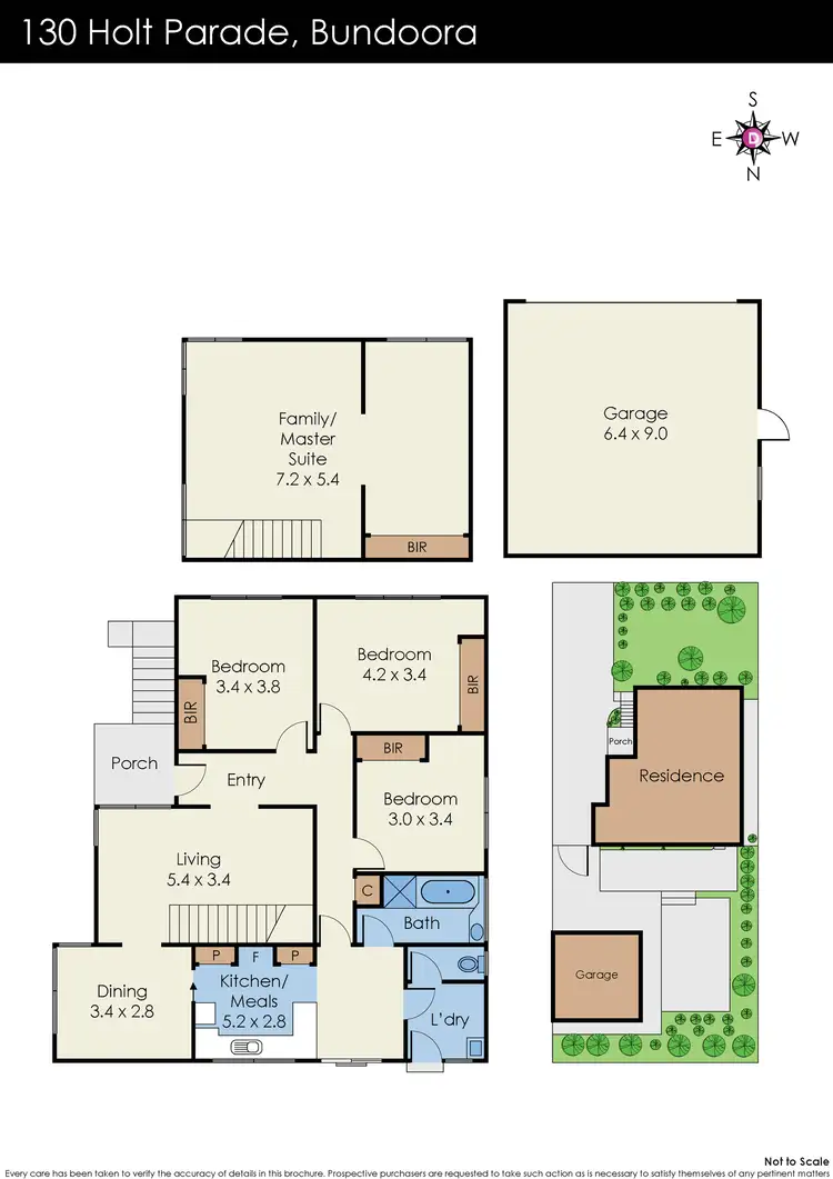 Floorplan of Homely house listing, 130 Holt Parade, Bundoora VIC 3083