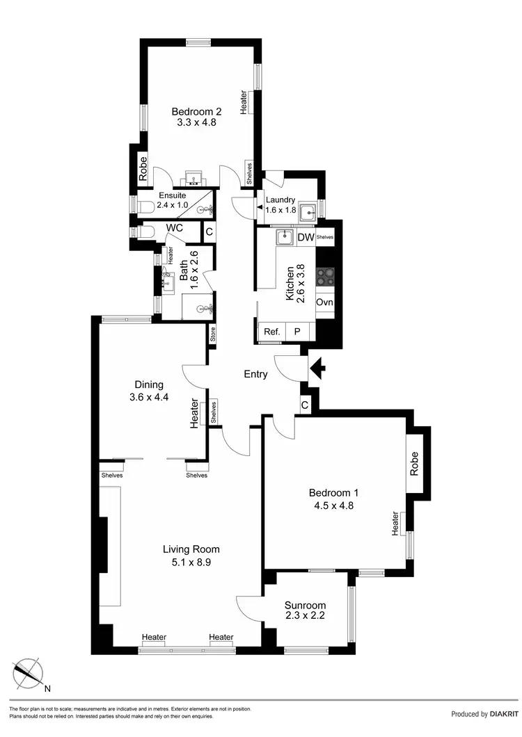 Floorplan of Homely apartment listing, 2/31 Marne Street, South Yarra VIC 3141