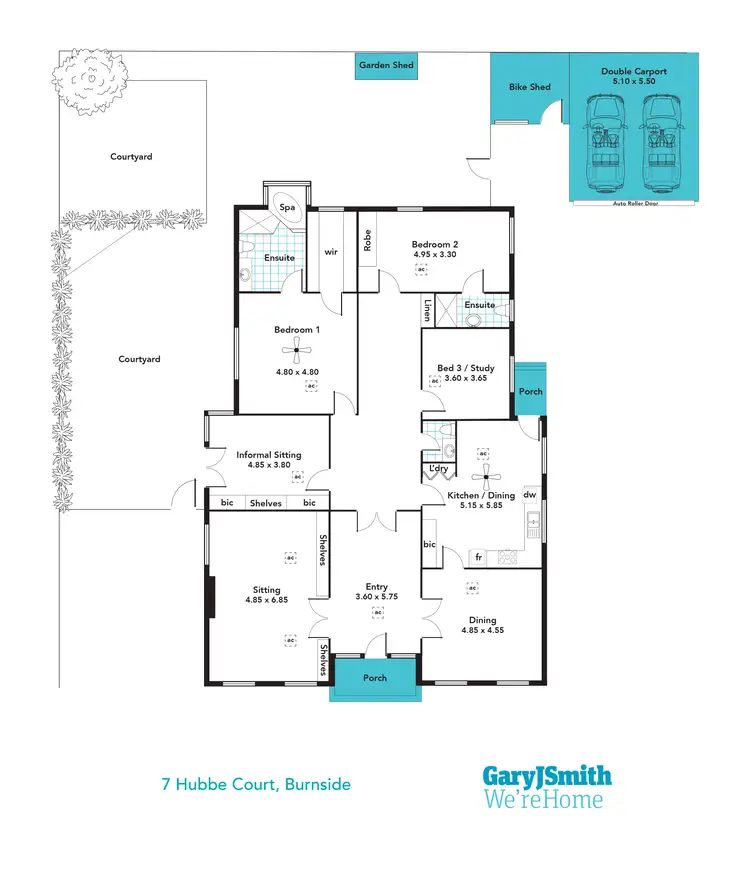 Floorplan of Homely house listing, 7 Hubbe Court, Burnside SA 5066