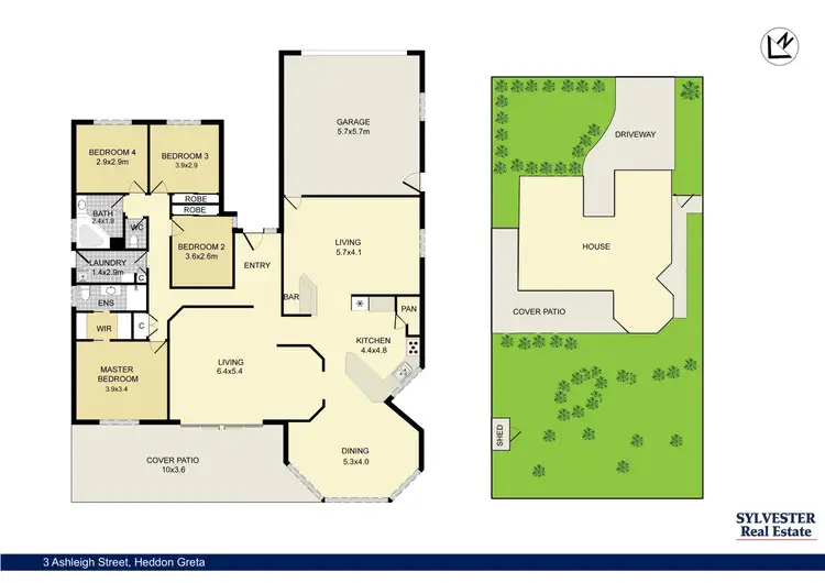 Floorplan of Homely house listing, 3 Ashleigh Street, Heddon Greta NSW 2321