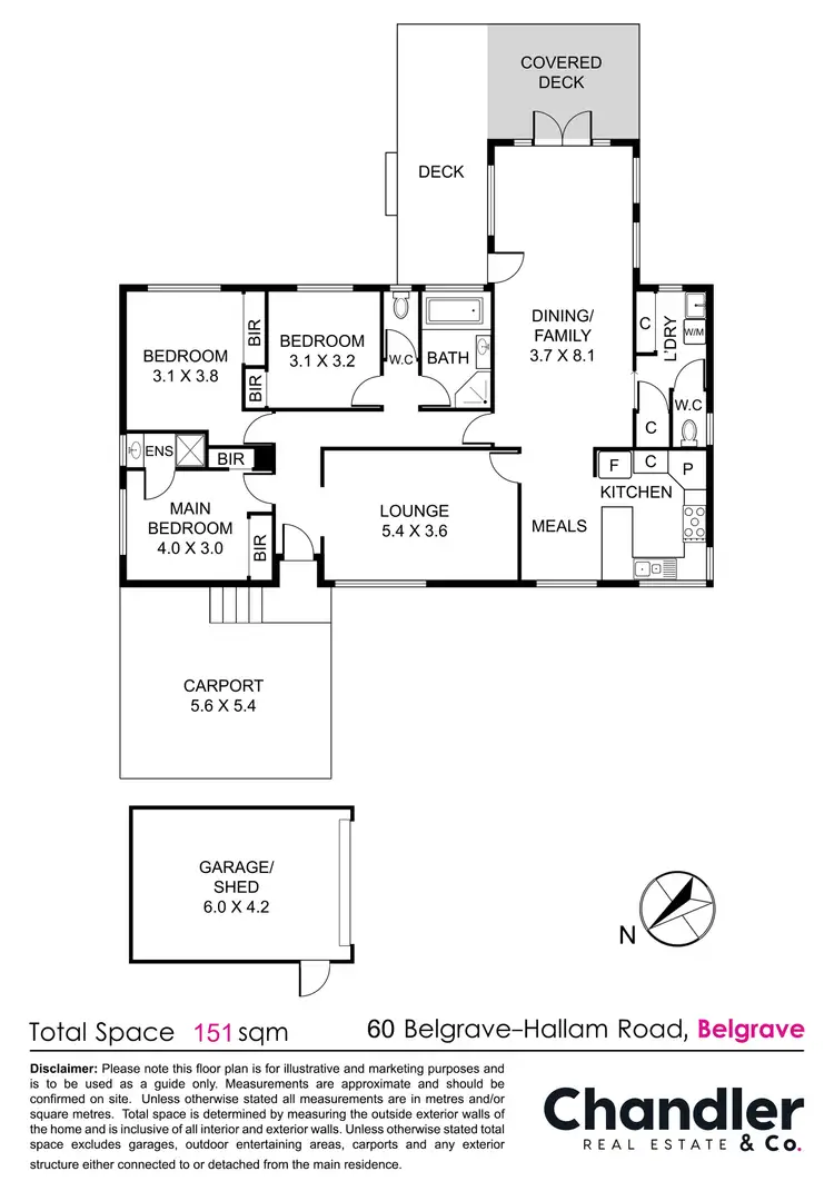 Floorplan of Homely house listing, 60 Belgrave-Hallam Road, Belgrave VIC 3160