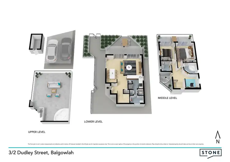 Floorplan of Homely townhouse listing, 3/2 Dudley Street, Balgowlah NSW 2093
