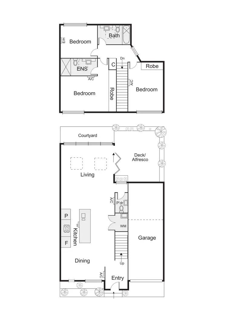 Floorplan of Homely house listing, 3A Glen Hunty Road, Elwood VIC 3184
