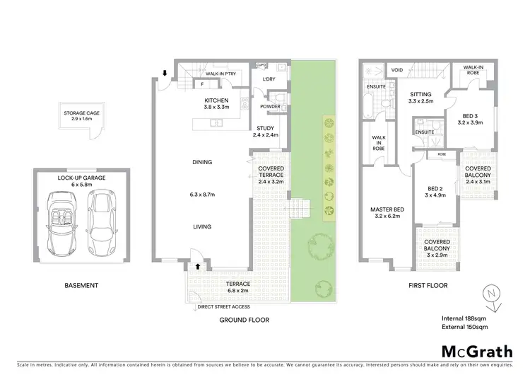 Floorplan of Homely apartment listing, A1/145 Russell Avenue, Dolls Point NSW 2219