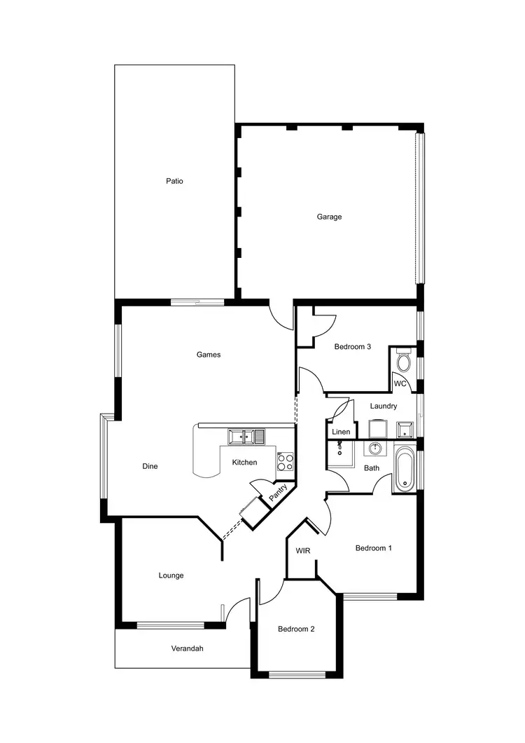 Floorplan of Homely house listing, 22 Drosera Cross, Glen Iris WA 6230