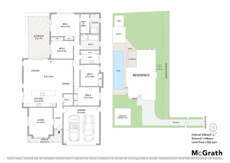 Floorplan of Homely house listing, 21 George Street, Mudgee NSW 2850