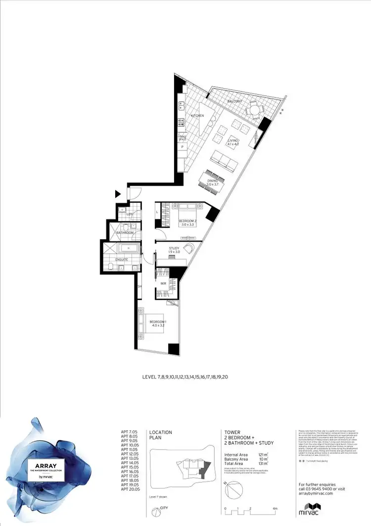 Floorplan of Homely apartment listing, 1305/100 Lorimer Street, Docklands VIC 3008