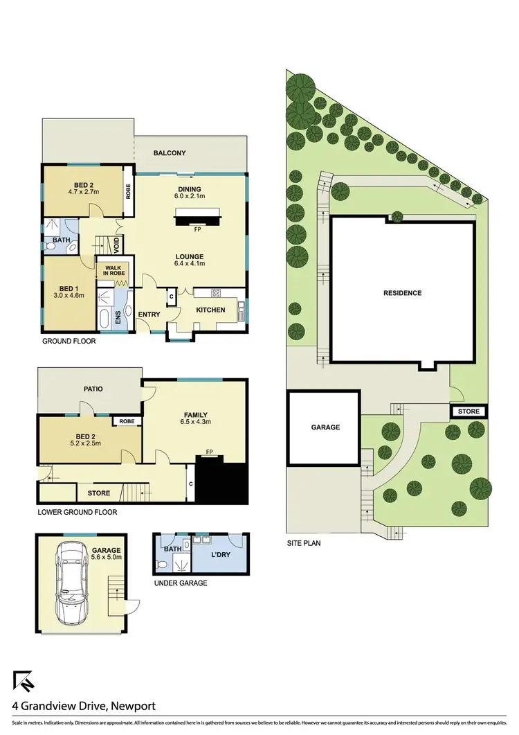 Floorplan of Homely house listing, 4 Grandview Drive, Newport NSW 2106